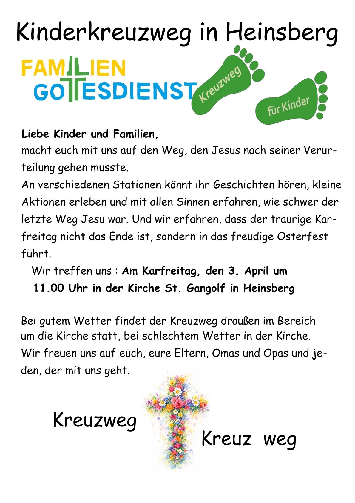 Kinderkreuzweg 2026 (c) A. Kaminski